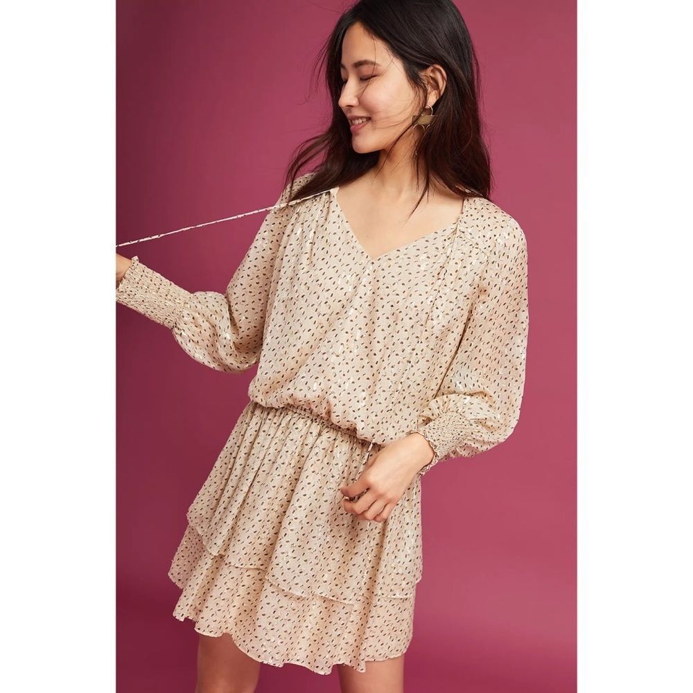Anthropologie  Milana Silk Dress x Shoshanna